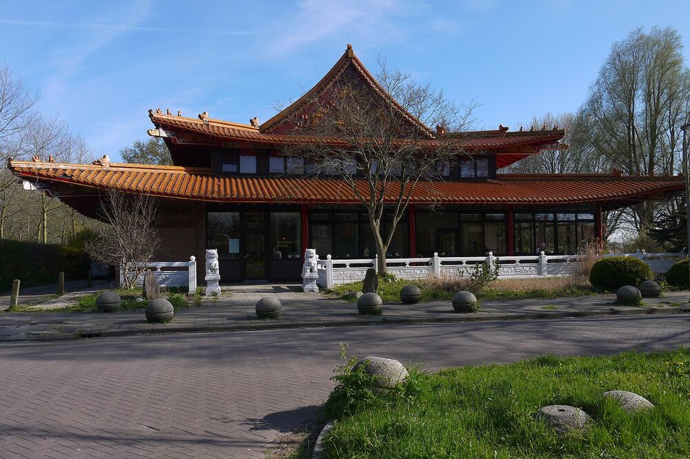 Het Chinese paviljoen bij Avifauna in Alphen aan den Rijn