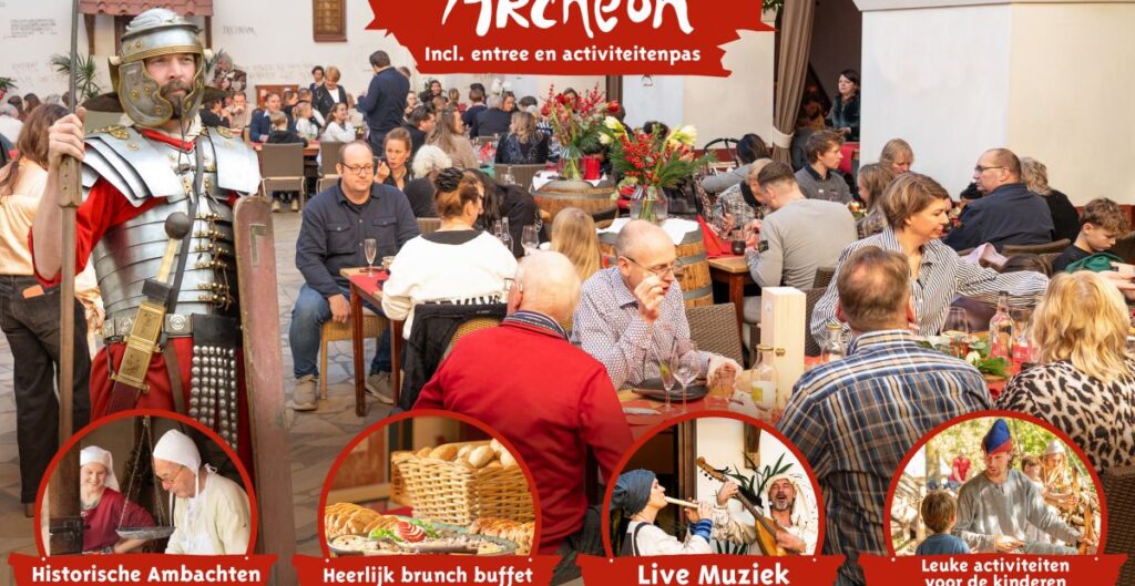 Zondagsbrunch incl. entree Archeon in Alphen aan den Rijn