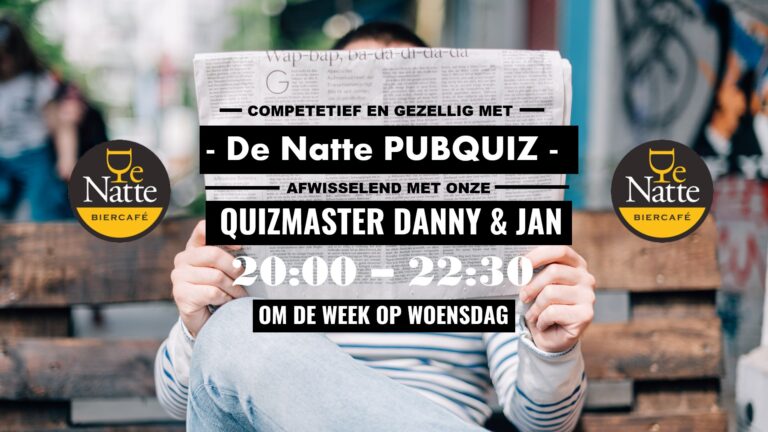 De natte pubquiz — muziek in Alphen aan den Rijn
