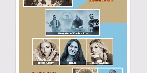 Earth & Fire Jerney Kaagman Live Experience Fanclub Event III met o.a.: Sezina, Memories band &… — muziek in Alphen aan den Rijn